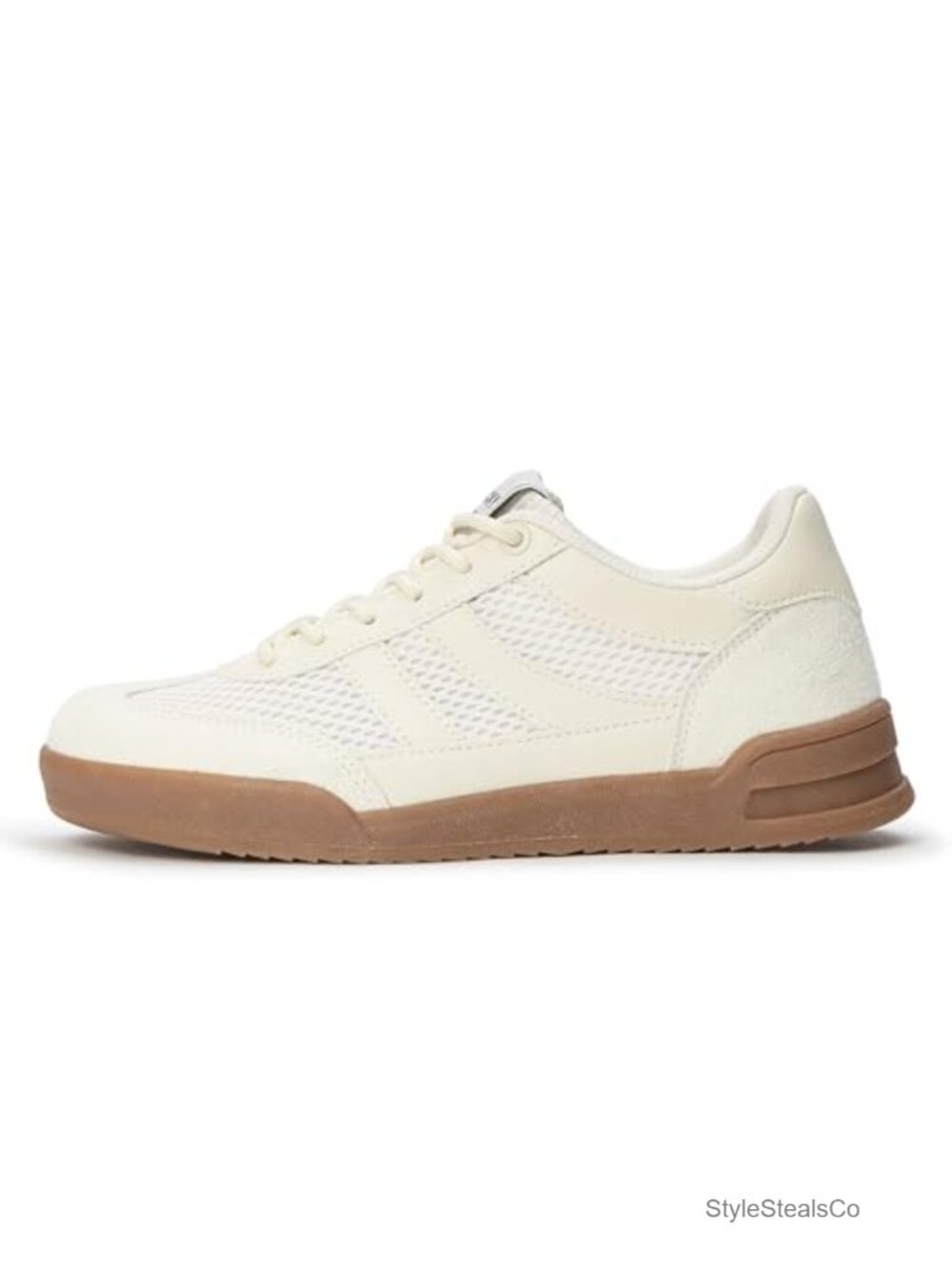 Retro Gum Sole Fashion Sneakers Mesh Memory Foam Lace-Up Running Shoes
